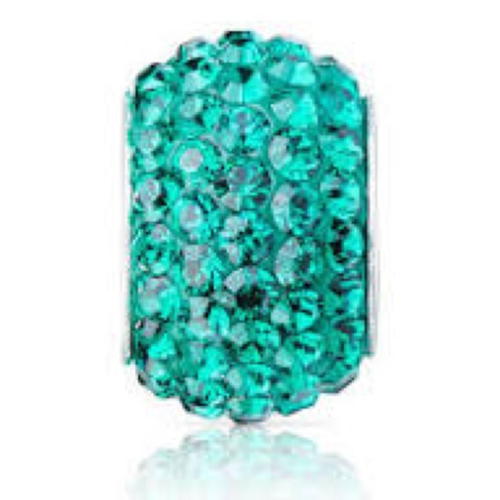 Emerald crystal Swarovski sparkle, life layering necklace